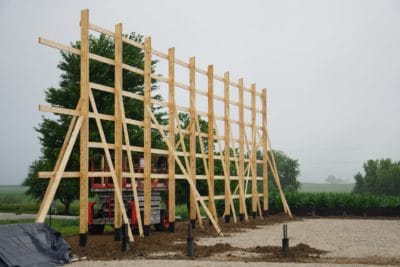 Post Frame Wall