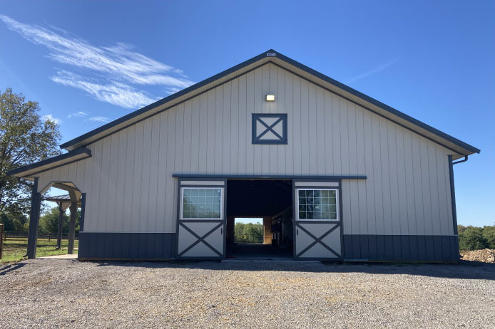 Custom Features of Post-Frame Equestrian Barn Custom Features of Post-Frame Equestrian Barn