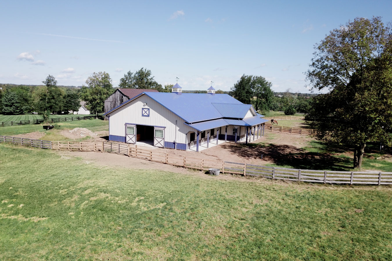 Aerial View of the Barn