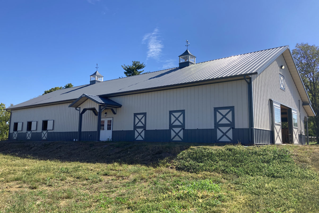 Gabled Entrance to Storage Area