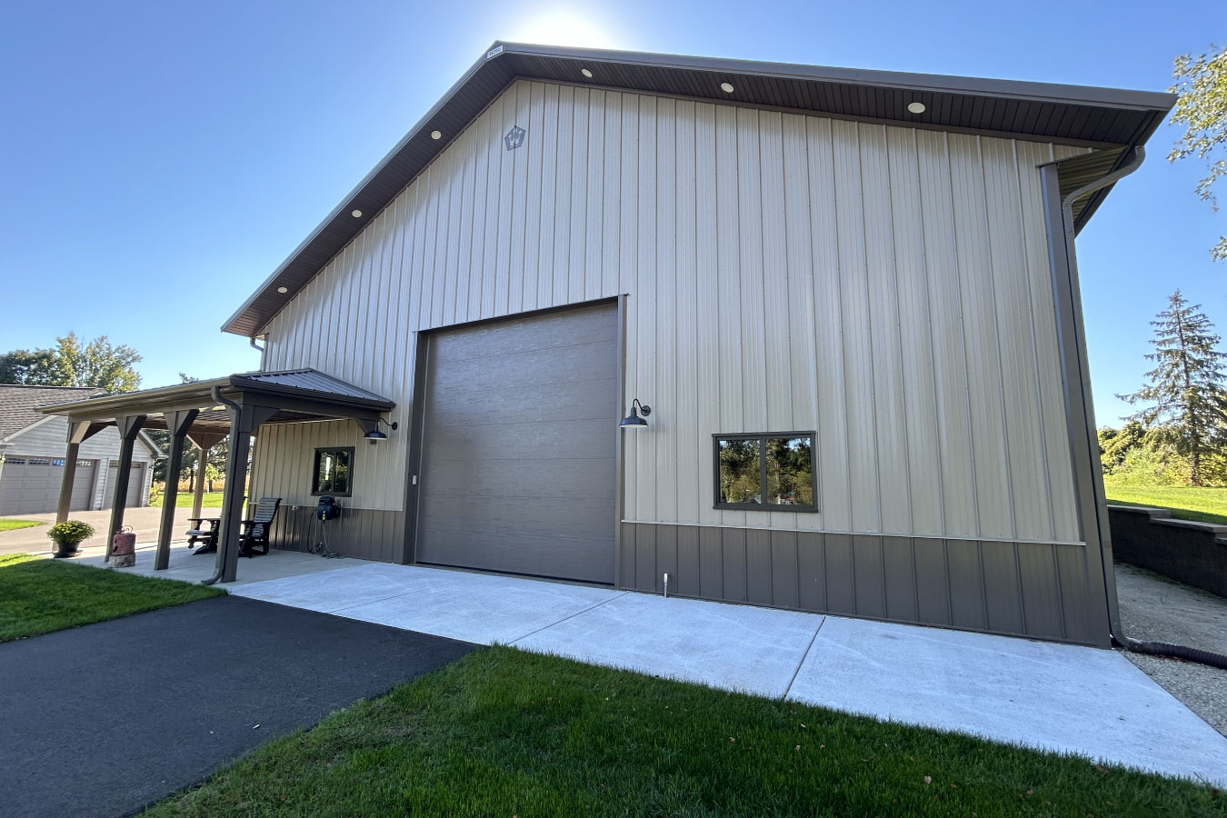 Main Entrance to Man Cave Garage
