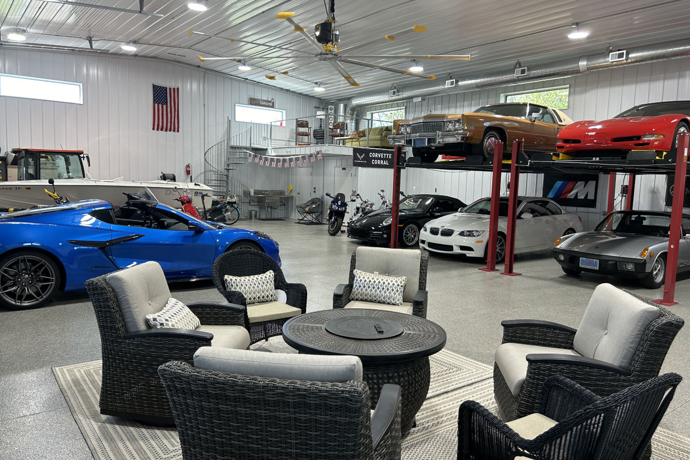 Interior View of Full Man Cage