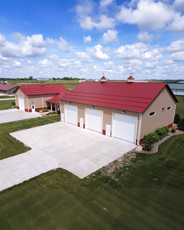 Commercial Storage Condo with Office & Multi-Bay Design | Walters Buildings commercial storage condo with office and multi bay storage building