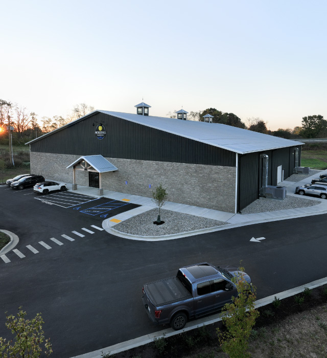 138' x 152' Pickleball Paddock indoor pickleball facility with post frame construction Lexington Kentucky