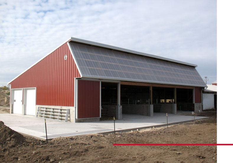 Exterior View of the Livestock Facility Exterior View of the Livestock Facility