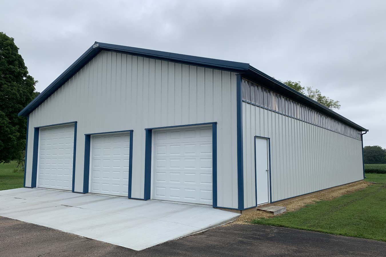 Pole Barn Equipment Storage