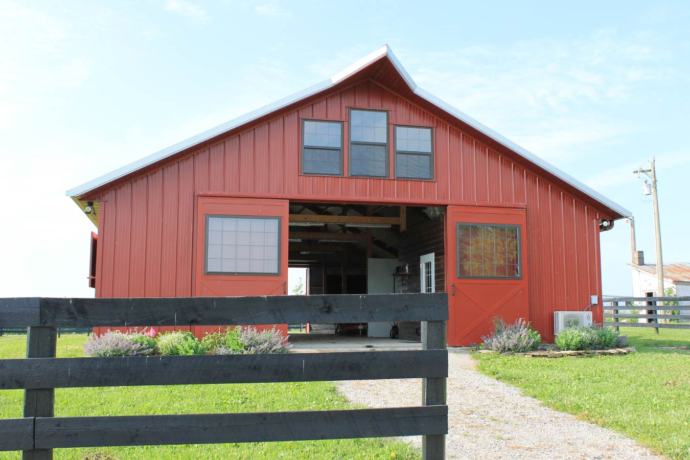 Horse Stall Pole Barn
