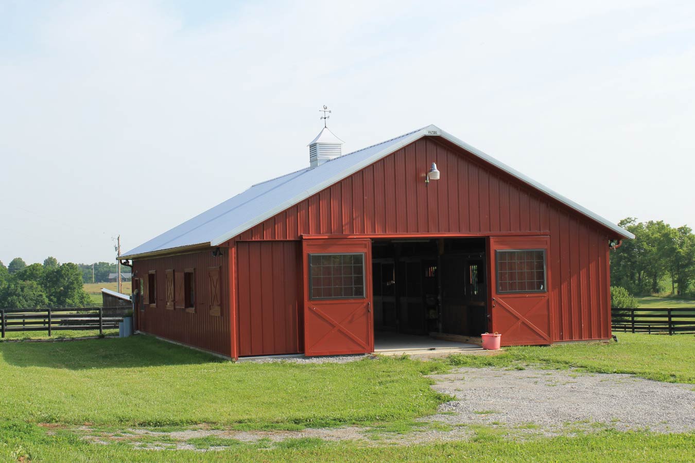 Horse Stall Pole Barn