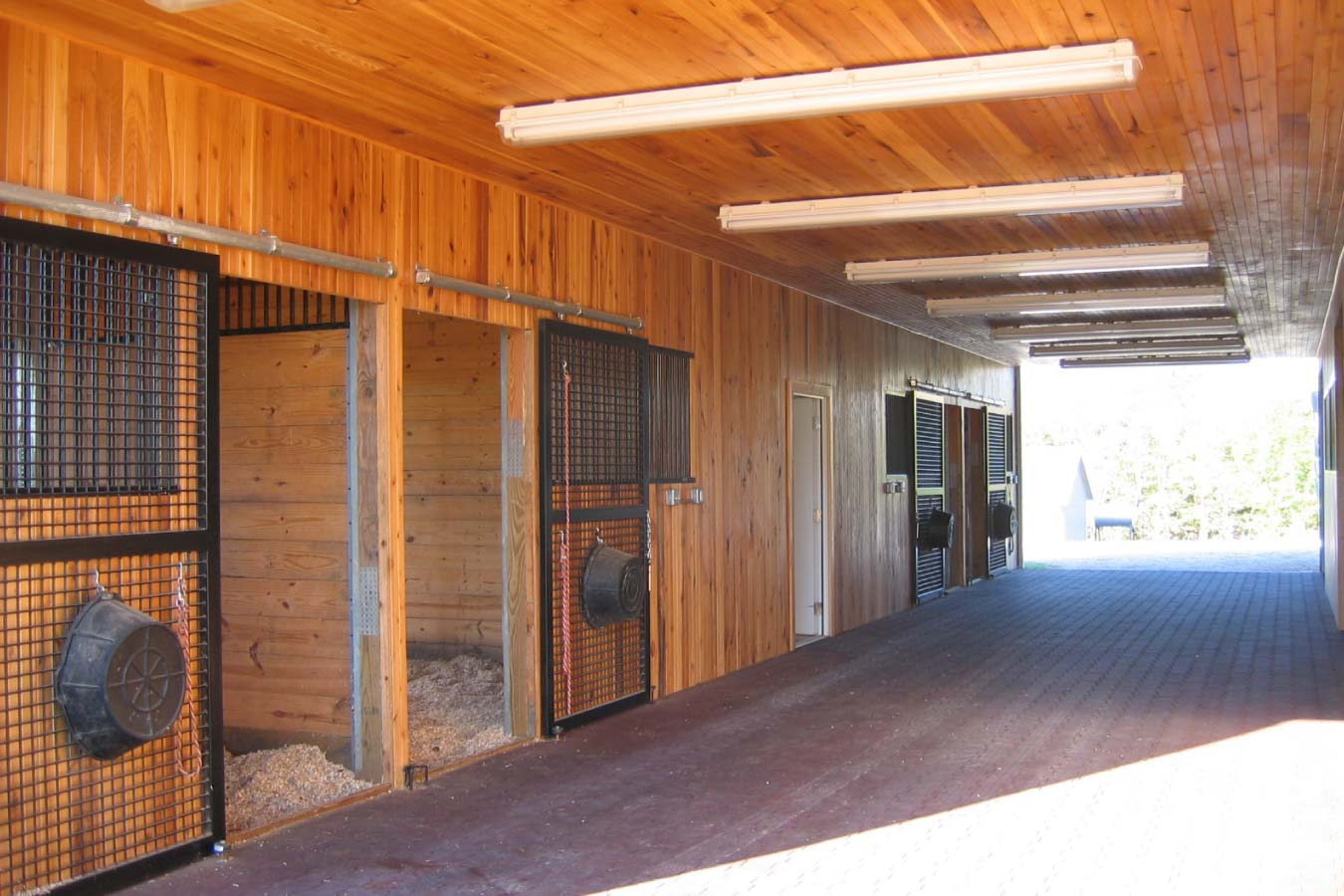 Walk Through on Horse Stalls