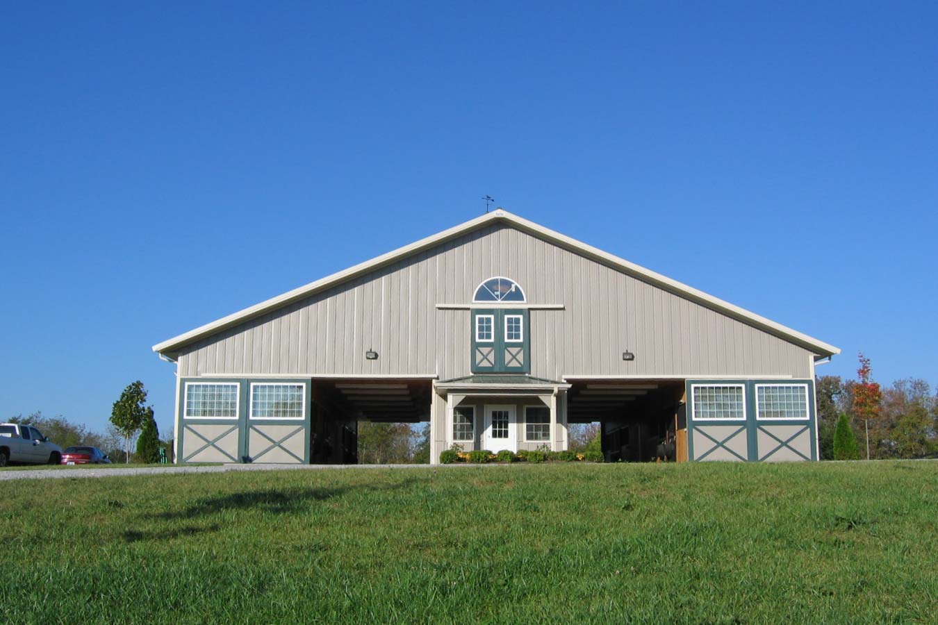 Pole Barn Horse Stable