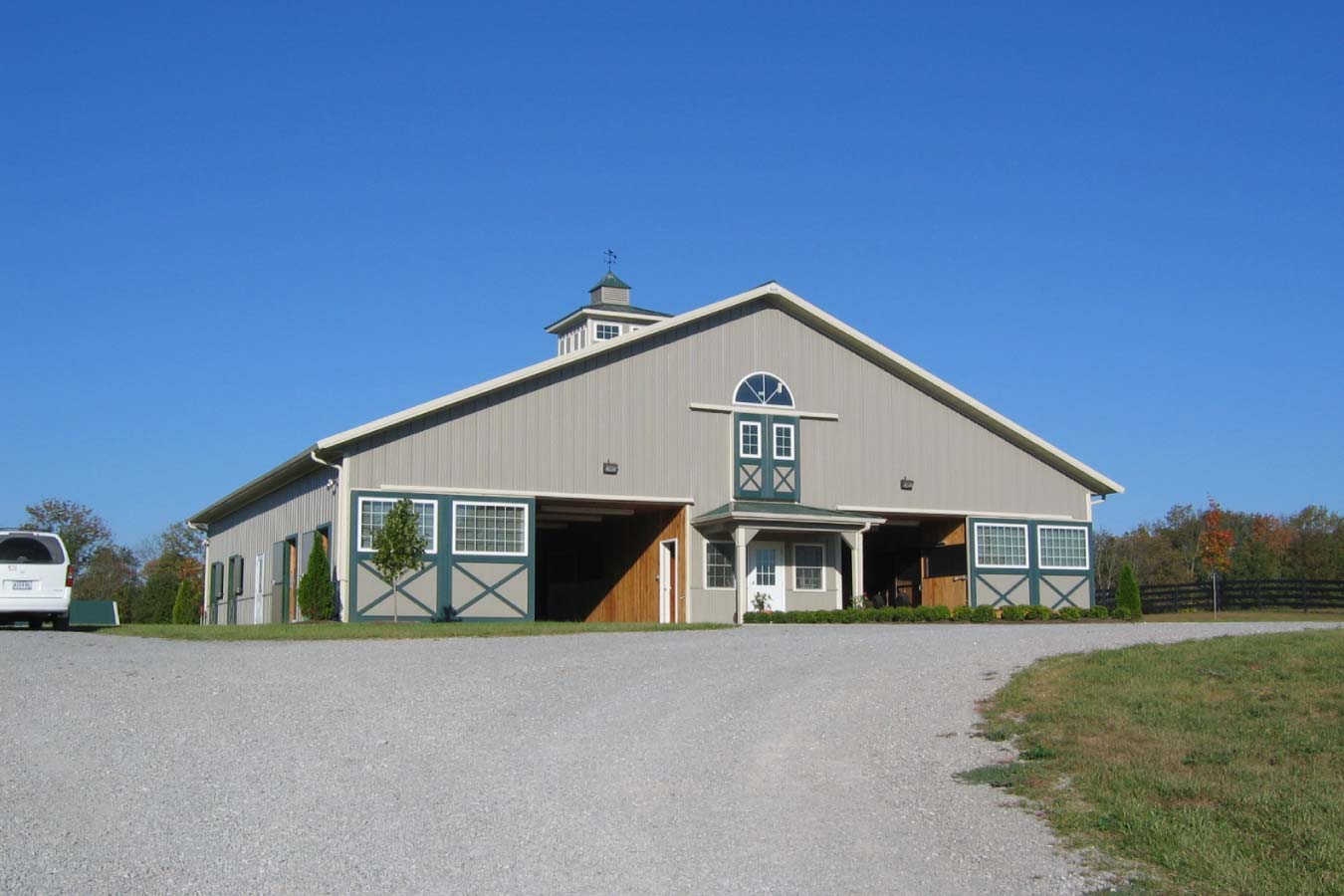 Horse Stable with Hay Loft