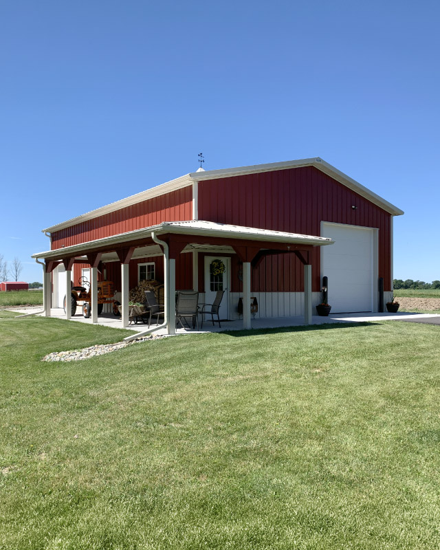 36′ x 48′ Custom Post-Frame Storage Building in Elkhorn, Wisconsin 36' x 48' Custom Post-Frame Storage Building in Elkhorn, Wisconsin