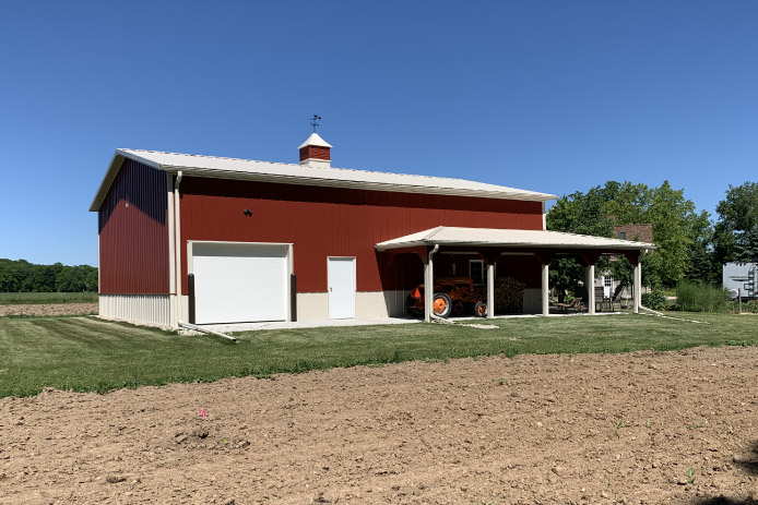 wraparound Porch and Front Overhead Door wraparound Porch and Front Overhead Door