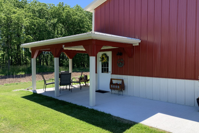 Side Entrance and Wraparound Porch Side Entrance and Wraparound Porch