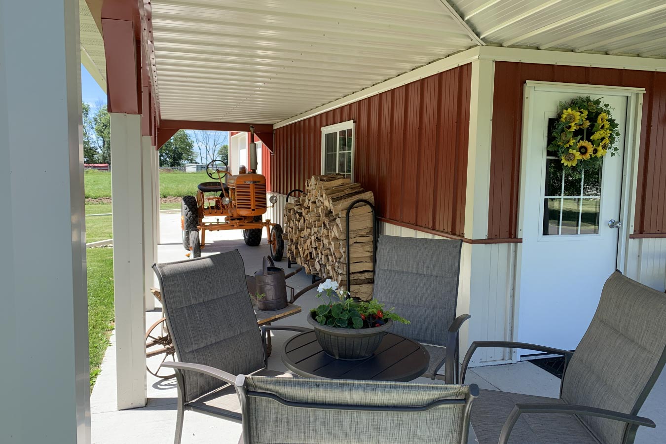 Post Frame Porch